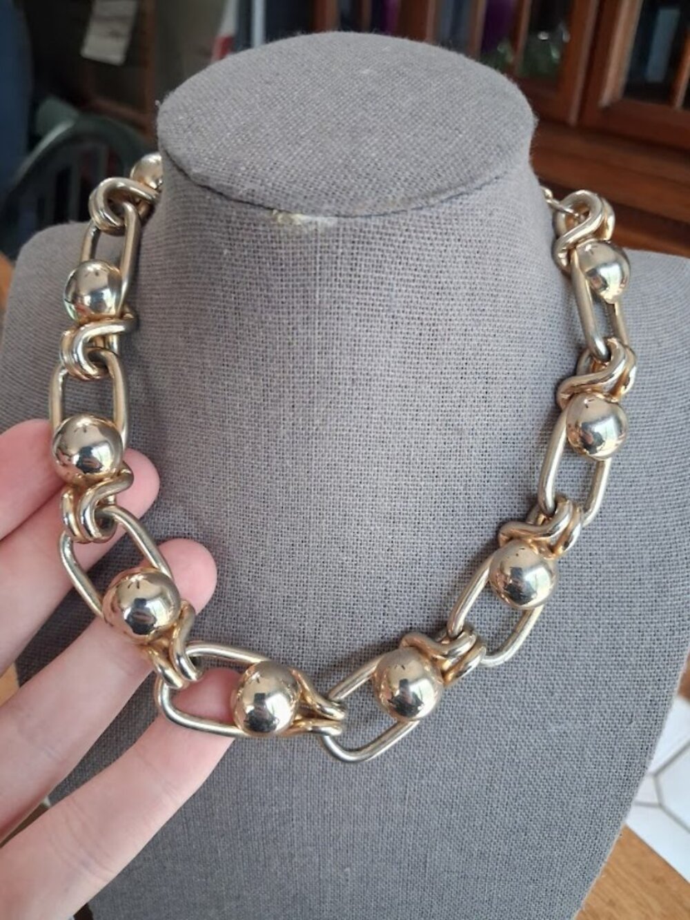 Chunky 15 inch Statement necklace